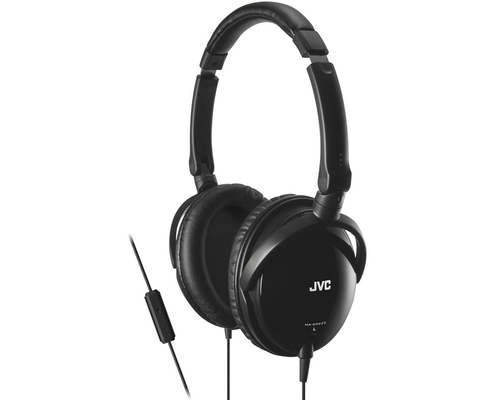 JVC HA-SR625-B-E Around-ear lightweight headphones with remote & mic