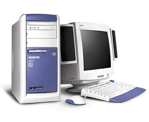 Acer desktop computer Intel® Pentium® 4 0.25 GB 40 GB NVIDIA GeForce2 MX 400 Mini Tower PC