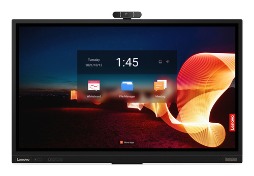 Lenovo ThinkVision T65 computer monitor 165.1 cm (65″) 3840 x 2160 pixels 4K Ultra HD LED Touchscreen Black