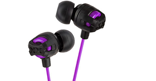 JVC HA-FX101V Headphones Wired In-ear Music Black, Violet