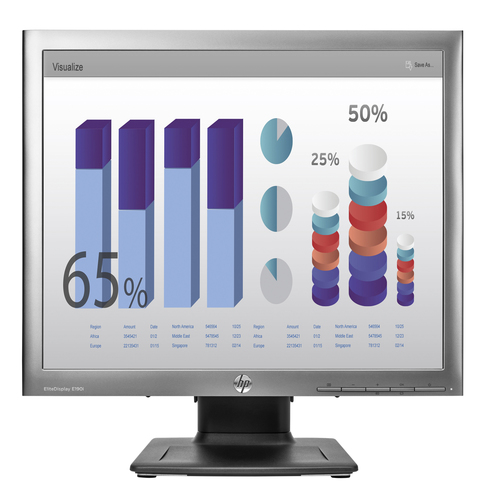 HP EliteDisplay E190i computer monitor 48 cm (18.9″) 1280 x 1024 pixels LED Silver