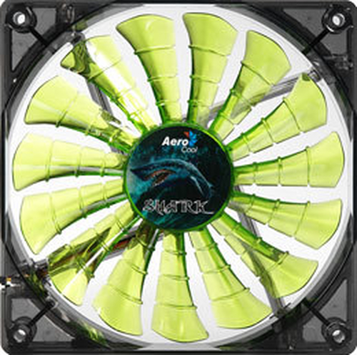 Aerocool Shark Fan Evil Green Edition 14cm Computer case