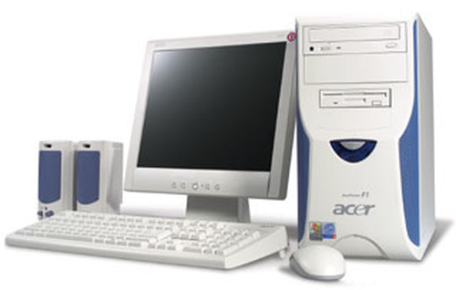 Acer AcerPowerF1+US keyboard Intel® Celeron® 0.25 GB DDR-SDRAM 40 GB PC