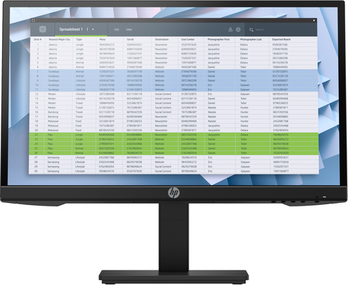 HP P22h G4 computer monitor 54.6 cm (21.5″) 1920 x 1080 pixels Full HD LCD