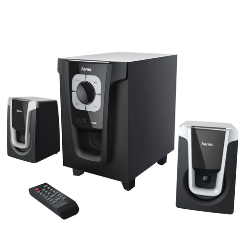 Hama PR-2120 speaker set 20 W PC/Laptop Black, Silver 2.1 channels 10 W Bluetooth
