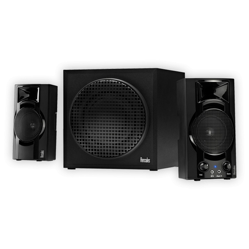 Hercules XPS 2.1 Bassboost speaker set 32 W PC Black 2.1 channels 16 W