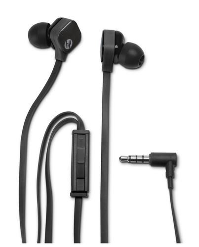 HP H2300 Headset Wired In-ear Calls/Music Black