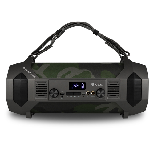 NGS Street Force Stereo portable speaker Black, Camouflage 150 W