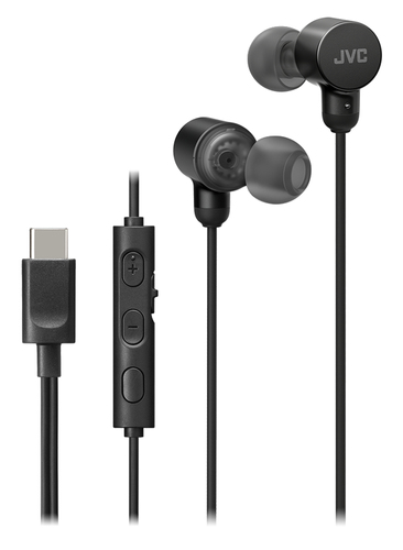 JVC HAFR29UCA Headset Wired In-ear Calls/Music USB Type-C Black