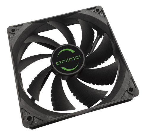 Tacens Anima AF12, PC Fan 12cm 12V 14dB 9 Blades 1200 RPM Black