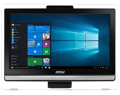 MSI Pro 20E 6M-008XTR Intel® Core™ i3 i3-6100 49.5 cm (19.5″) 1600 x 900 pixels All-in-One PC 4 GB DDR4-SDRAM 1 TB HDD FreeDOS Wi-Fi 4 (802.11n) Black