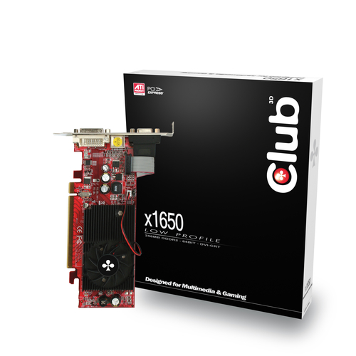 CLUB3D X1650 Low Profile GDDR2
