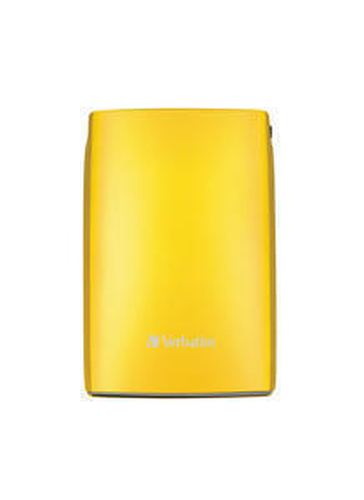 Verbatim Store ‘n’ Go USB 2.0 Portable Hard Drive 500GB Sunkissed Yellow external hard drive 5400 RPM 2.5″