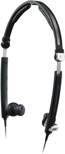 JVC HA-SX500 headphones/headset Wired Black, Silver