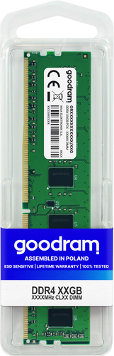 Goodram GR3200D464L22S/16G memory module 16 GB 1 x 16 GB DDR4 288-pin DIMM