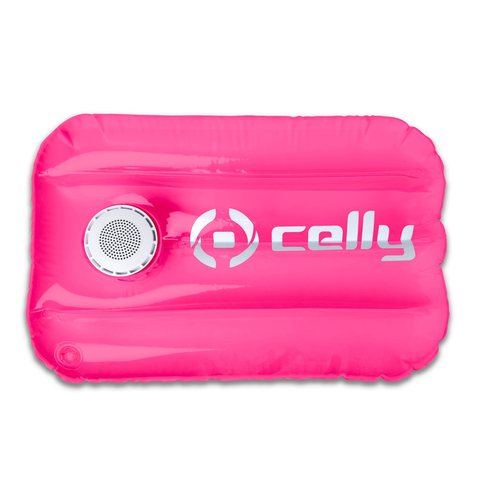 Celly Poolpillow Mono portable speaker Pink, White 3 W