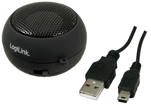 LogiLink SP0010A portable/party speaker Black 2.5 W