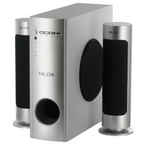 Nilox NX-sp202 speaker set 28 W Grey 2.1 channels