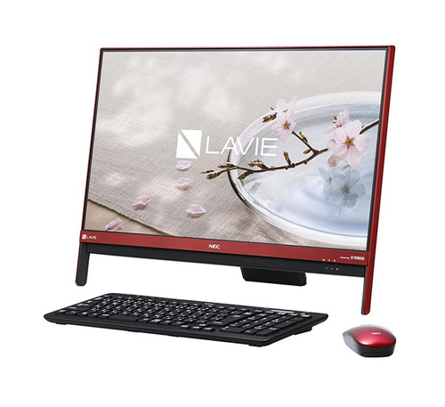 NEC LAVIE Direct DA (S) PC-GD242VCGT45AA6YCA All-in-One PC/workstation Intel® Core™ i3 i3-7100U 60.5 cm (23.8″) 1920 x 1080 pixels 4 GB DDR4-SDRAM 500 GB HDD Windows 10 Pro Black, Red