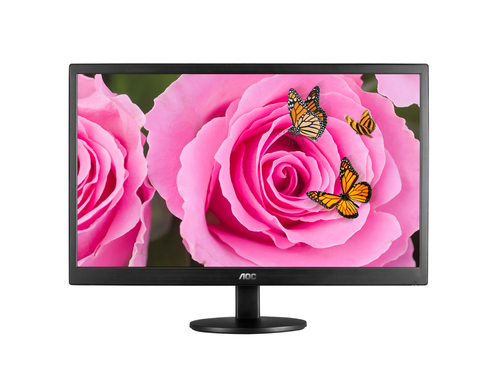 AOC 70 Series E970SWNL computer monitor 47 cm (18.5″) 1366 x 768 pixels WXGA Black