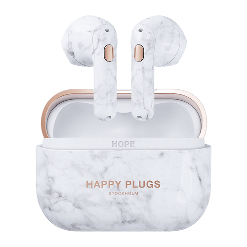 Happy Plugs Hope Headset True Wireless Stereo (TWS) In-ear Calls/Music Bluetooth Marble colour