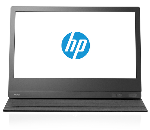 HP U160 computer monitor 39.6 cm (15.6″) 1366 x 768 pixels HD LED Black