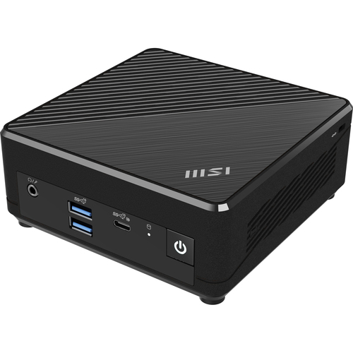 MSI Cubi N ADL S-254AT Intel® N N200 4 GB DDR4-SDRAM 128 GB SSD Windows 11 Pro Mini PC Black