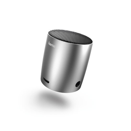 Hama Mini Drum Mono portable speaker Silver 3 W