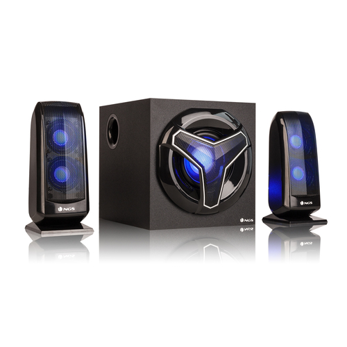 NGS GSX-210 speaker set 80 W PC/Laptop Black 2.1 channels 2-way Bluetooth