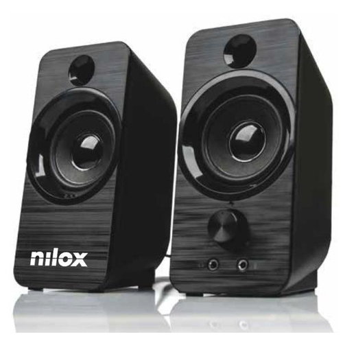 Nilox CASSE ACUSTICHE PC 6W 1-way Black Wired 3 W