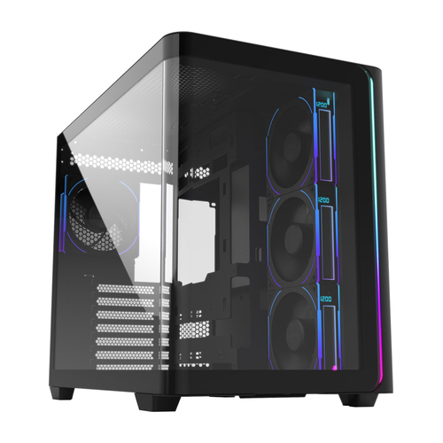 FSP M580-BP Plus Case Midi Tower mITX, mATX Black ARGB