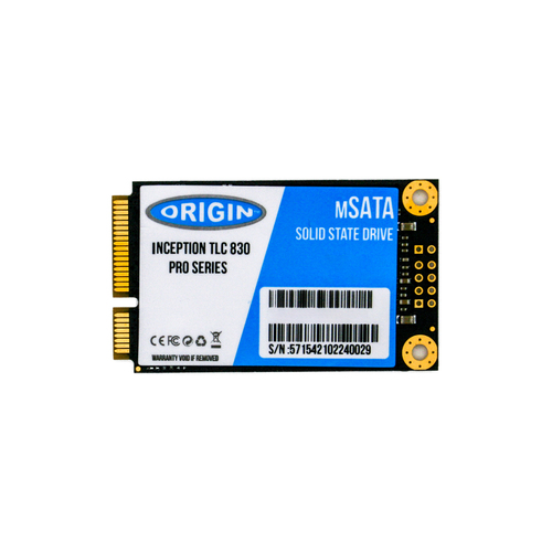 Origin Storage 128GB 3DTLC SSD Lat E7440 2.5in mSATA in ADP w/ Cable