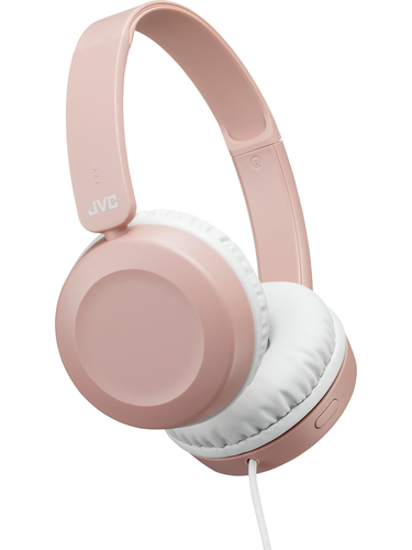 JVC Powerful Sound Wired On Ear Pink