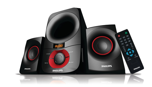 Philips MMS6060F/94 speaker set 60 W Universal Black 2.1 channels 30 W