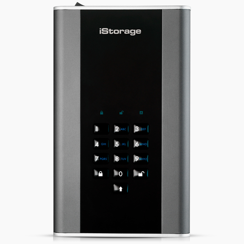 iStorage diskAshur DT² HDD 26TB | Secure Portable Desktop Drive |FIPS 140-2 Level 2, NCSC CPA, NLNCSA BSPA & NATO Restricted | AES-XTS 256-bit Hardware Encryption | Common Criteria EAL5+ (Hardware Certified) | PIN protected | OS & Platform Independent |GDPR, TAA Compliant|Brute force hack defence | Dust/Water Resistant