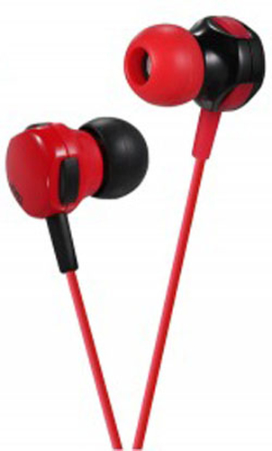 JVC HA-FX16-RB-E headphones/headset Wired In-ear Black, Red