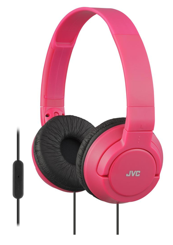 JVC HA-SR185 Headset Wired Head-band Calls/Music Black, Red