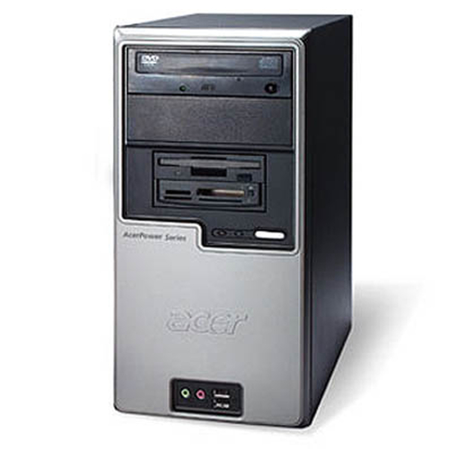 Acer Power FV Combo CelD335 512MB 80GB AZB Intel® Celeron® 0.5 GB DDR-SDRAM Intel® GMA 900 Mini Tower PC
