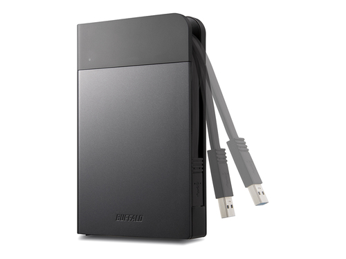 Buffalo MiniStation HD-PZN1.0U3-B external hard drive 1 TB USB 2.0/3.2 Gen 1 (3.1 Gen 1) Black