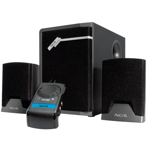 NGS SW900 speaker set 6 W Black 2.1 channels 3 W