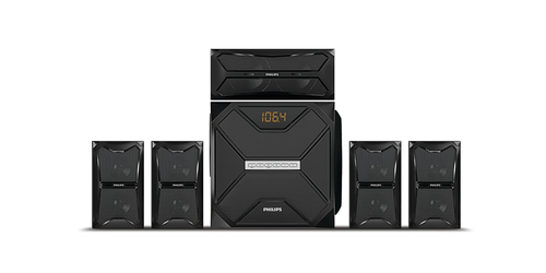 Philips SPA5250B/94 speaker set 150 W Universal Black 5.1 channels 95 W Bluetooth
