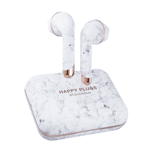Happy Plugs Air 1 Plus Headset Wireless In-ear Calls/Music Bluetooth Marble colour, White