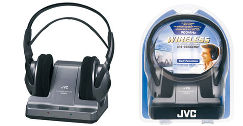 JVC HAW600RF headphones/headset Wireless Head-band Music Black