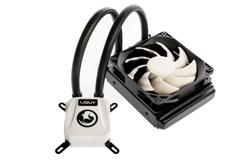 itek LIQUI 120 Processor All-in-one liquid cooler 12 cm Black, White