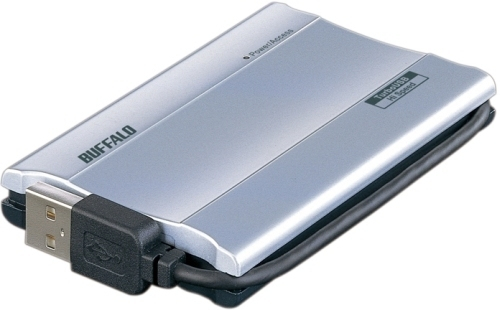 Buffalo MicroStation Portable Silicon Disk 32 GB USB 2.0 Aluminium