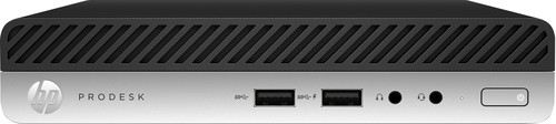 HP ProDesk 405 G4 AMD Ryzen™ 3 PRO 2200GE 8 GB DDR4-SDRAM 256 GB SSD Windows 10 Pro Mini PC Black, Silver