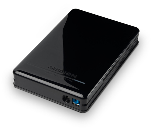 MEDION 1TB HDDrive2Go USB 3.0 P83770 external hard drive 5400 RPM 3.5″ USB Type-B 3.2 Gen 1 (3.1 Gen 1) Black