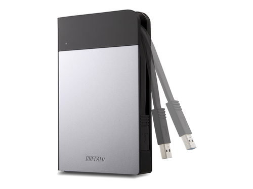Buffalo MiniStation HD-PZN1.0U3-S external hard drive 1 TB USB 2.0/3.2 Gen 1 (3.1 Gen 1) Silver