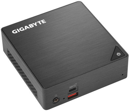 GIGABYTE GB-BRI3-8130 PC/workstation barebone 0.46L sized PC Black i3-8130U 2.2 GHz