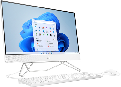 HP 24 -cb0025na Intel® Pentium® Silver J5040 60.5 cm (23.8″) 1920 x 1080 pixels All-in-One PC 4 GB DDR4-SDRAM 256 GB SSD Windows 11 Home Wi-Fi 5 (802.11ac) White
